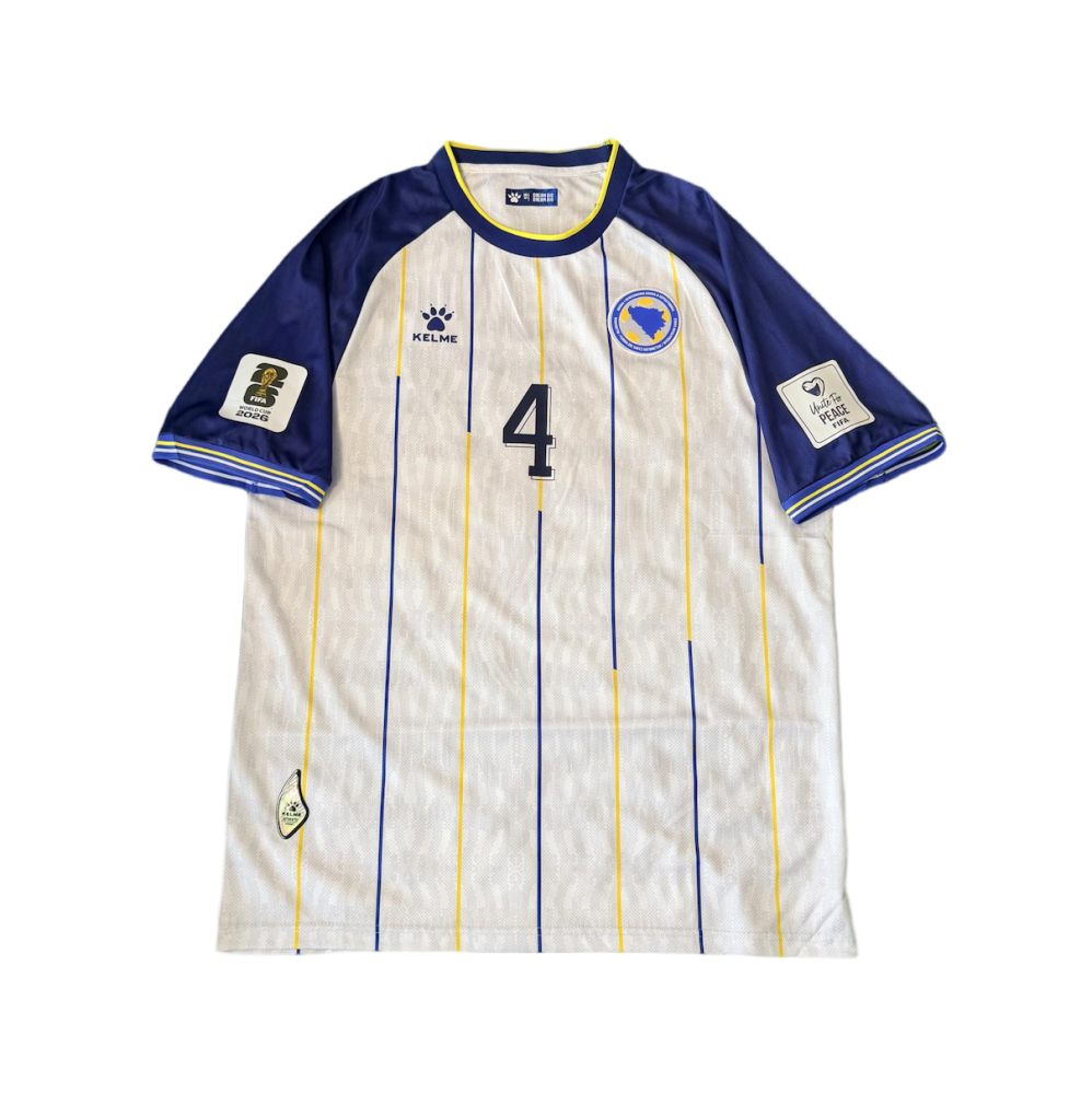 MUHAREMOVIĆ #4 Bosnia and Herzegovina Football Jersey Away Shirt World Cup 2026-27