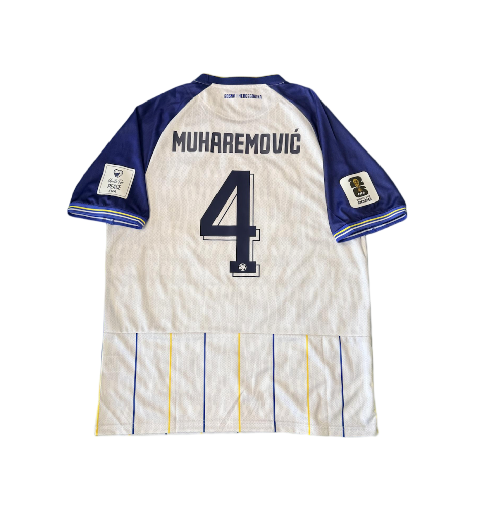 MUHAREMOVIĆ #4 Bosnia and Herzegovina Football Jersey Away Shirt World Cup 2026-27
