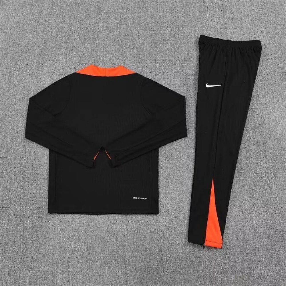 Adults & Kids Brazil Training Kit (Sweatshirt+Pants) Black World Cup 2026