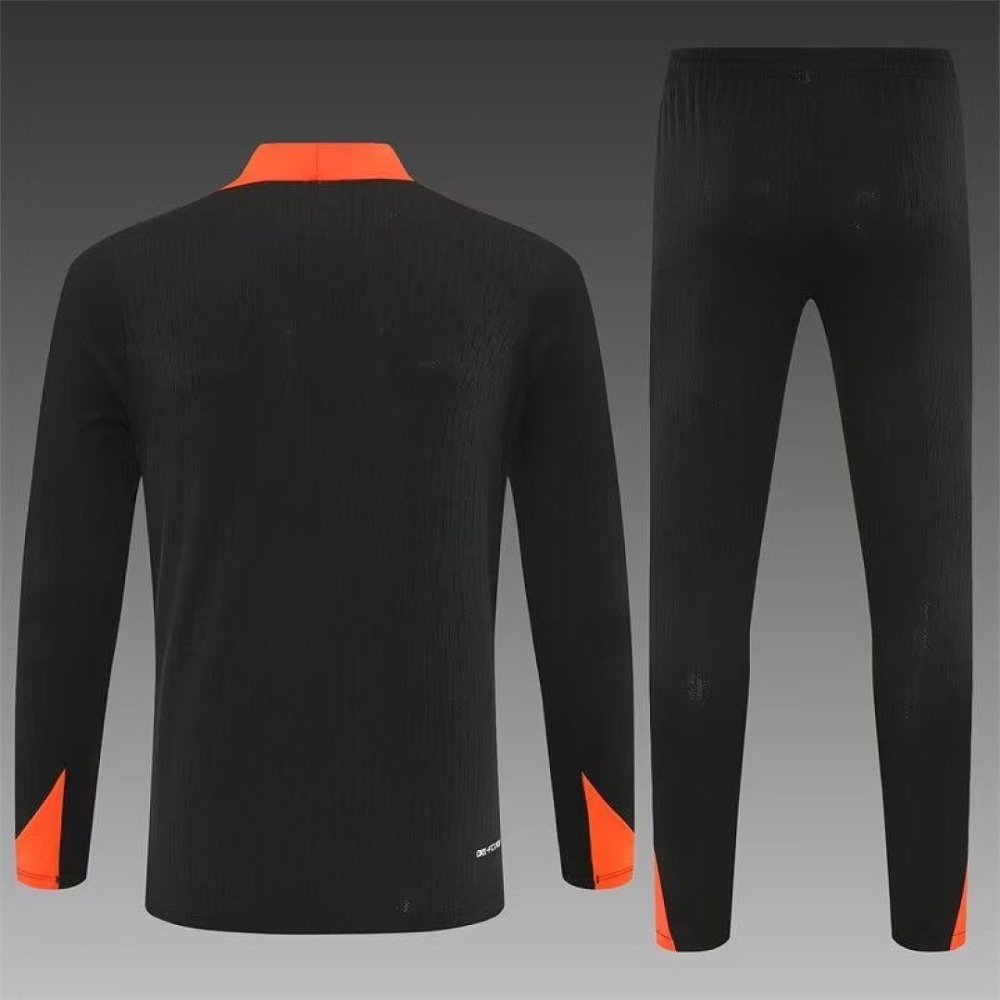Adults & Kids Brazil Training Kit (Sweatshirt+Pants) Black World Cup 2026