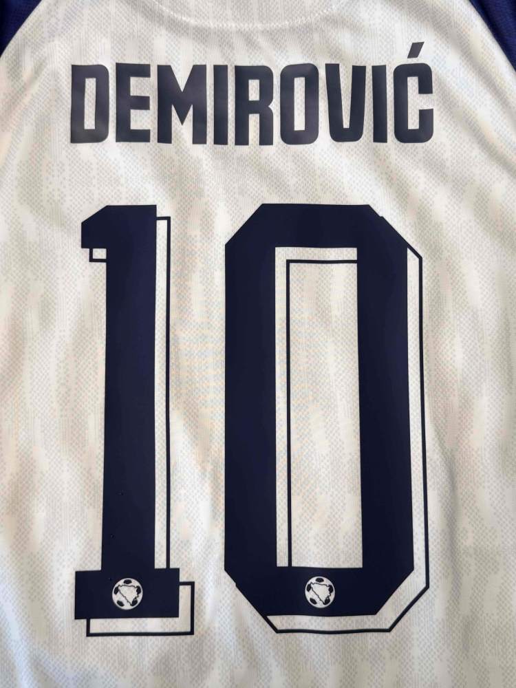 DEMIROVIĆ #10 Bosnia and Herzegovina Football Jersey Away Shirt World Cup 2026-27