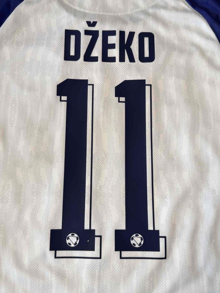 DŽEKO #11 Bosnia and Herzegovina Football Jersey Away Shirt World Cup 2026-27