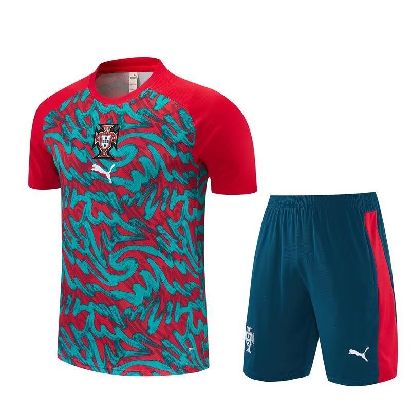 Portugal Training Jersey Adults & Kids Kit Red World Cup 2026