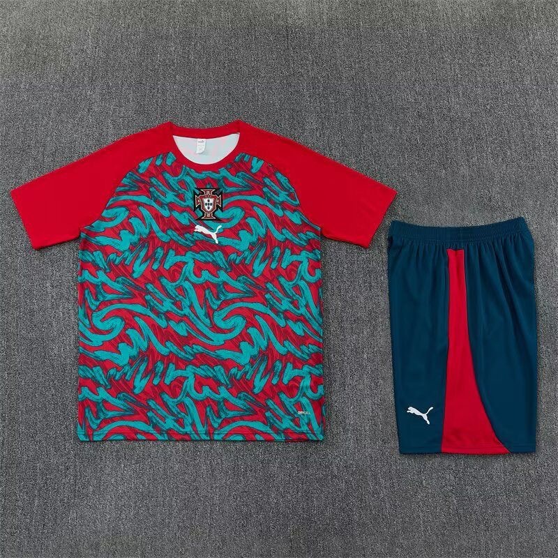 Portugal Training Jersey Adults & Kids Kit Red World Cup 2026