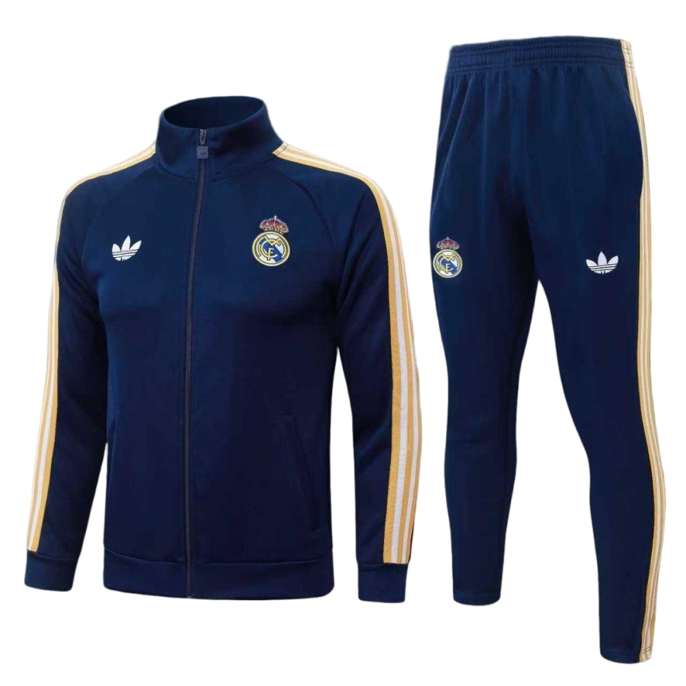 Real Madrid Training Kit (Sweatshirt+Pants) Navy 2026/27
