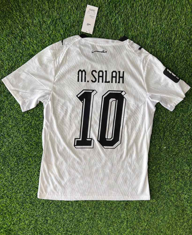 M.SALAH #10 Egypt Authentic Football Jersey Away Shirt 2026 - Player Version