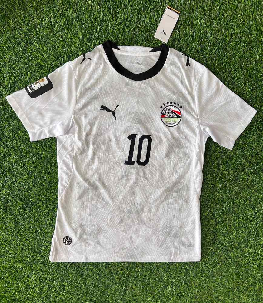 M.SALAH #10 Egypt Authentic Football Jersey Away Shirt 2026 - Player Version