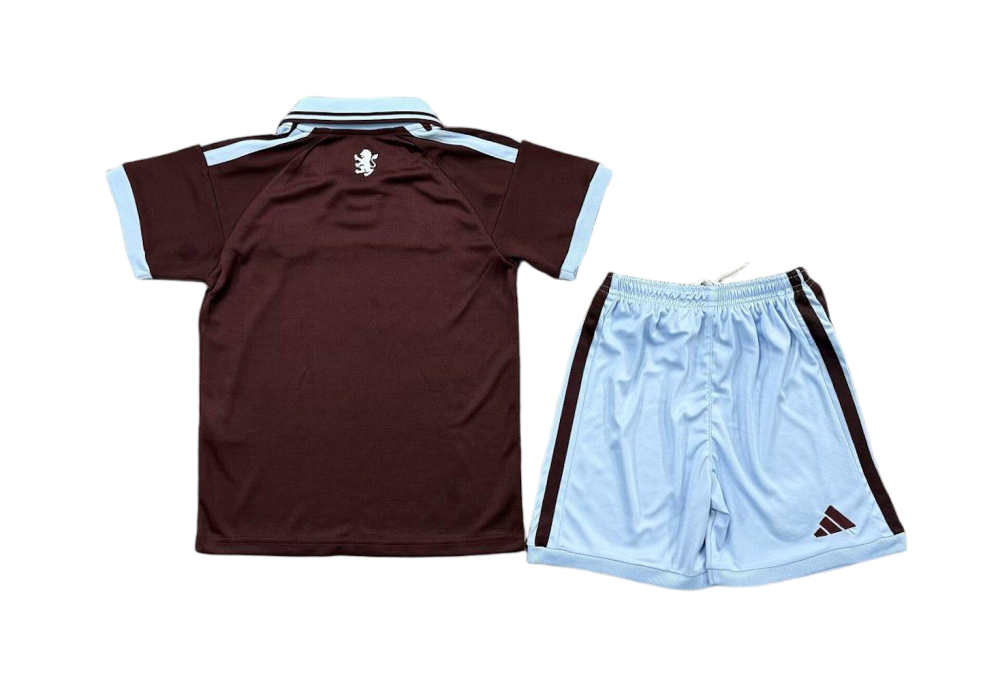 Aston Villa Football Jersey Home Kids Kit Jersey+Shorts 2026/27