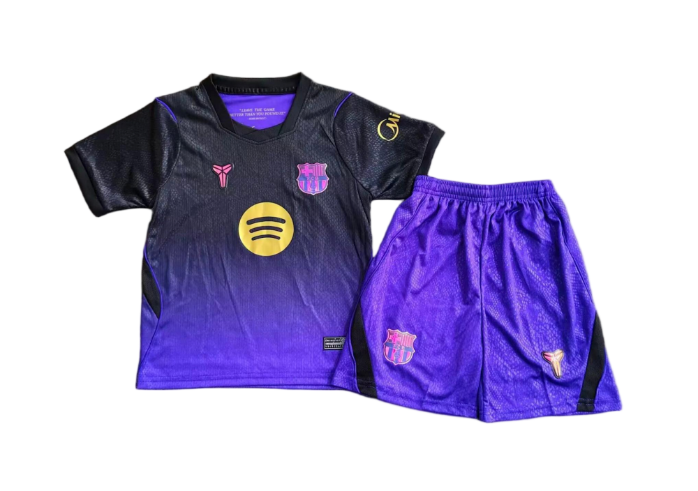 Barcelona Away Football Kids Kit Jersey+Shorts 2026/27