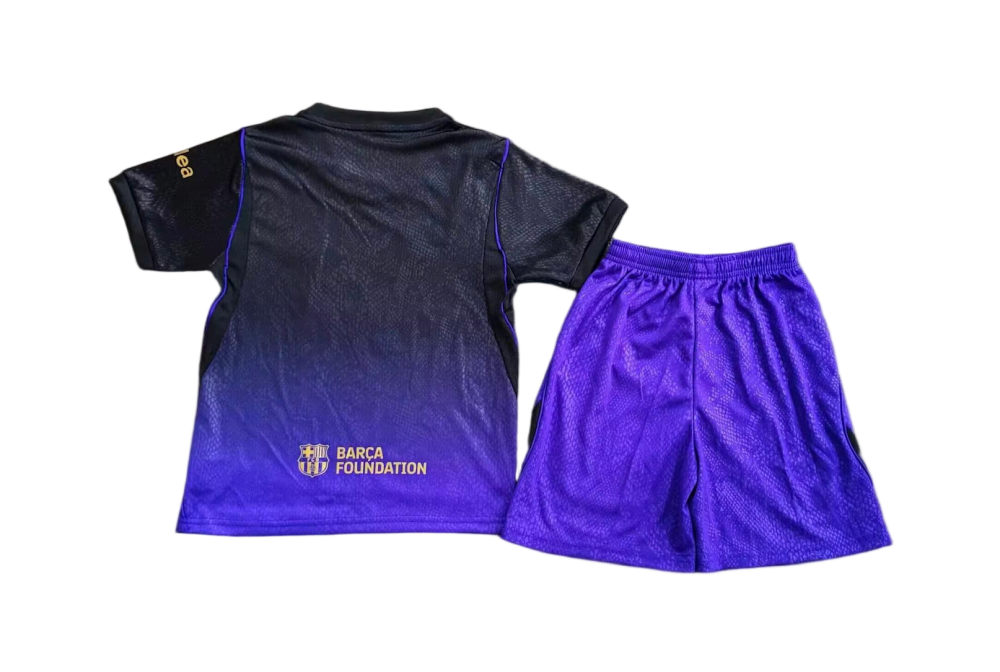 Barcelona Away Football Kids Kit Jersey+Shorts 2026/27