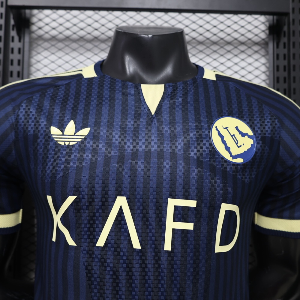 Al Nassr Authentic Soccer Jersey Away Shirt 2026/27 - With Sponsor