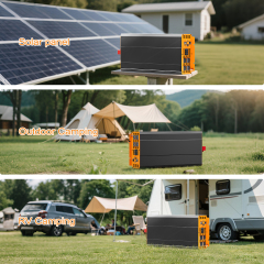 2500 Watt Pure Sine Wave Inverter 12V/24V DC | 5000W Surge | US Standard Outlets