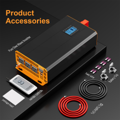 1000 Watt Pure Sine Wave Inverter 12V/24V DC | 2000W Surge | Best for Camping & CPAP
