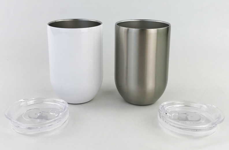 12oz Stainless Steel Wine Tumbler