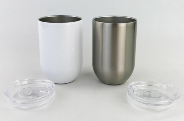 12oz Stainless Steel Wine Tumbler