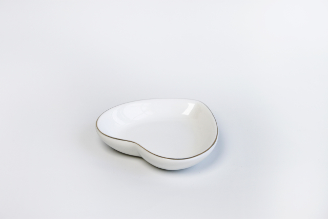 Sublimation Heart Ceramic Jewelry Tray
