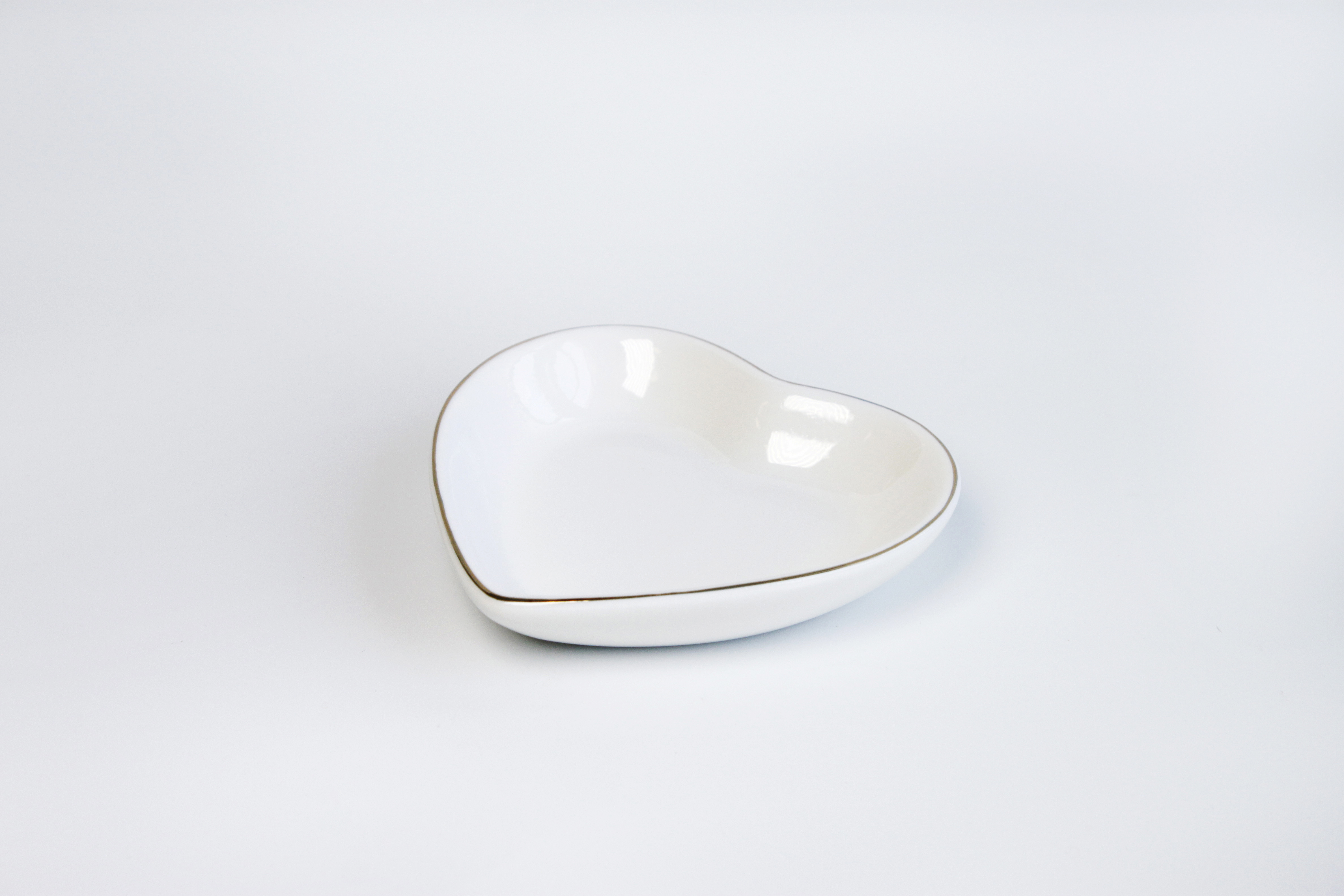 Sublimation Heart Ceramic Jewelry Tray