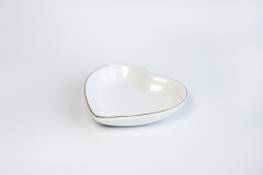 Sublimation Heart Ceramic Jewelry Tray