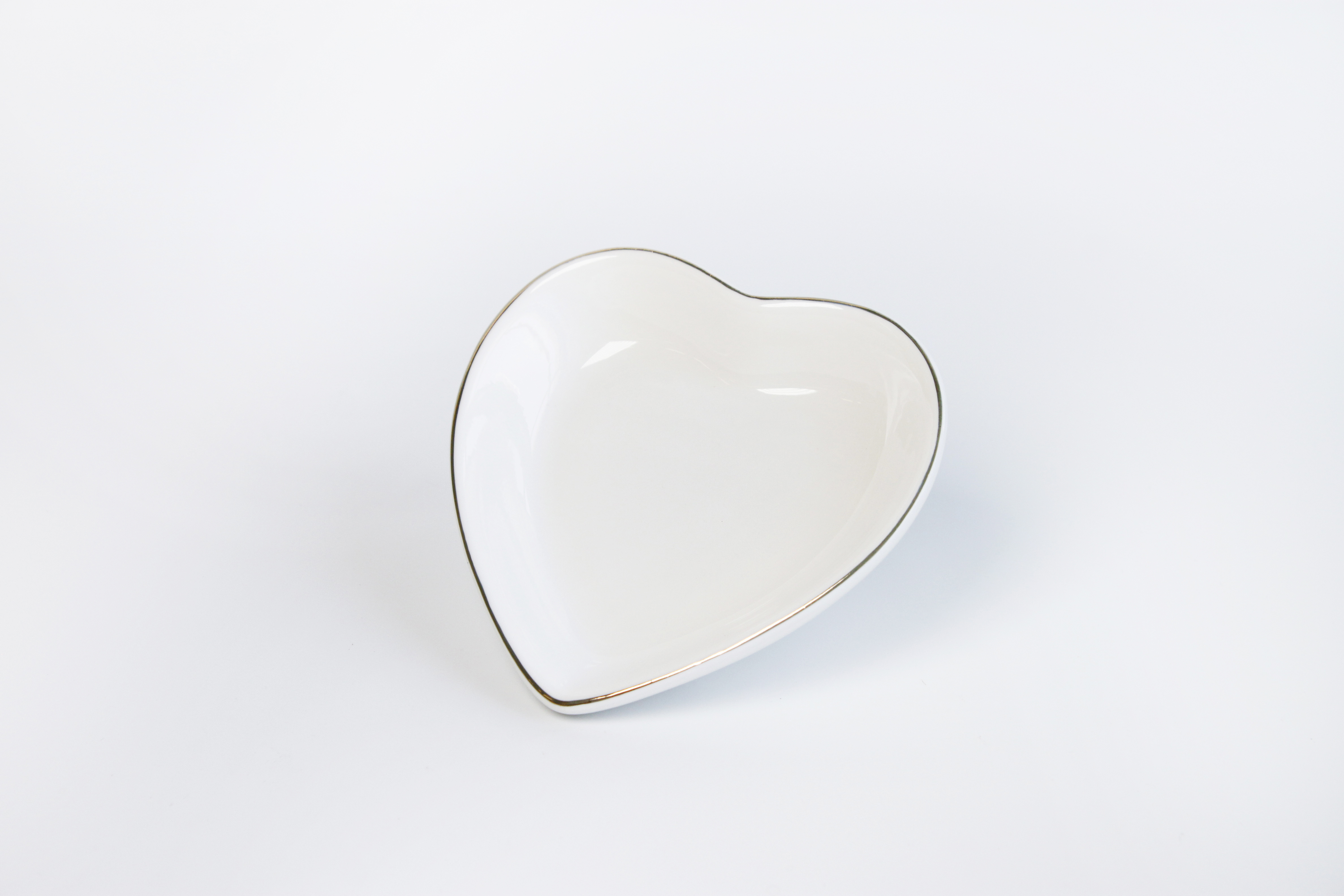 Sublimation Heart Ceramic Jewelry Tray