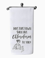 Sublimation White Waffle Weave Kitchen or Golf Towel