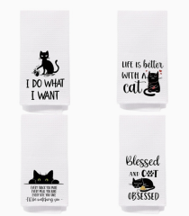 Sublimation White Waffle Weave Kitchen or Golf Towel