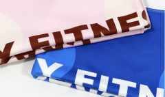 Custom Polyester Sweat Wicking Sports Towel for Running, Yoga, Badminton, Tennis & Basketball, Waffle Knit Fitness Towel