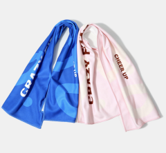 Custom Polyester Sweat Wicking Sports Towel for Running, Yoga, Badminton, Tennis & Basketball, Waffle Knit Fitness Towel