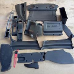 Console decorative panel for Hyundai Excavator parts R225-7 R305-7 R335-7 R455-7