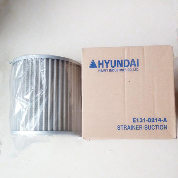 Hyundai R225LVS R350LVS R385LVS R485LVS  Oil suction filter copper mesh E131-0214