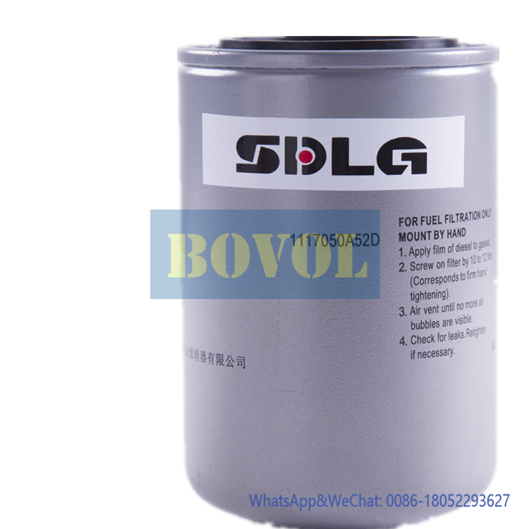 SDLG Excavator parts LG6220 LG6225 fuel main filter 4110000509335