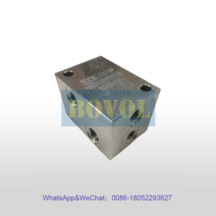 XCMG Excavator 1010144 pilot diversion block