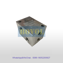 XCMG Excavator 1010144 pilot diversion block