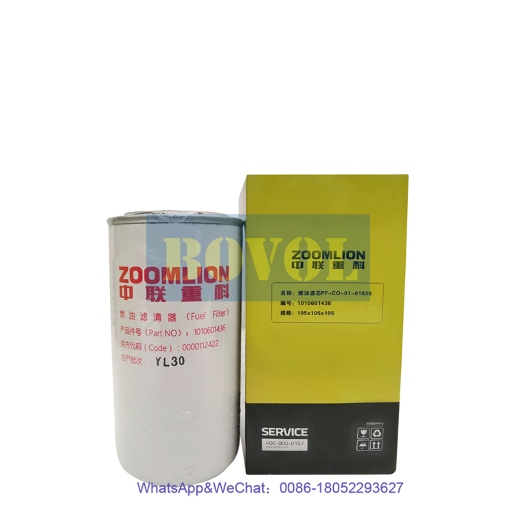 Zoomlion excavator ZE205E ZE215E Fuel filter PF-CO-01630 1010601436