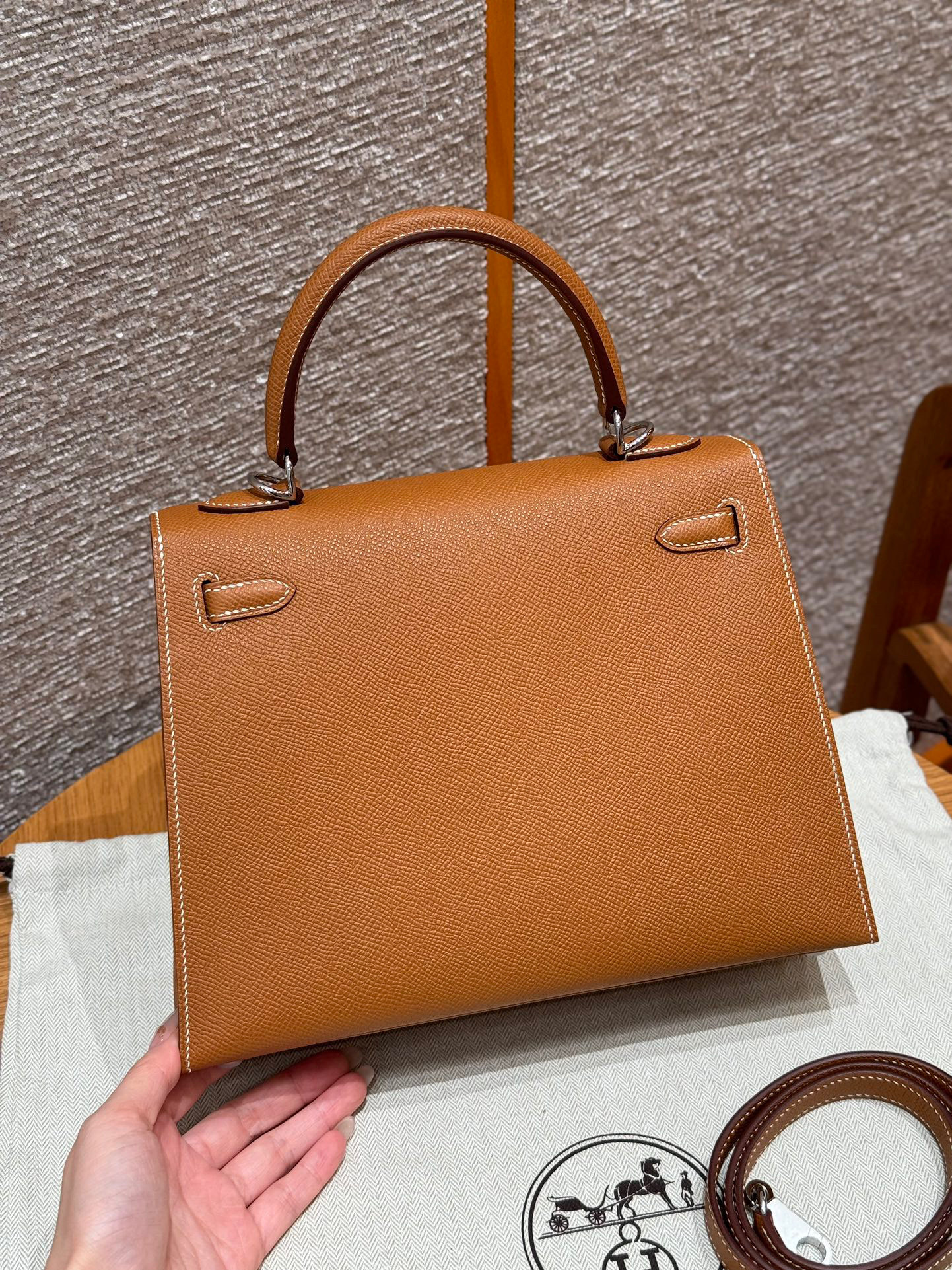 Hermes Kelly Dimensioni: 25*17*7cm