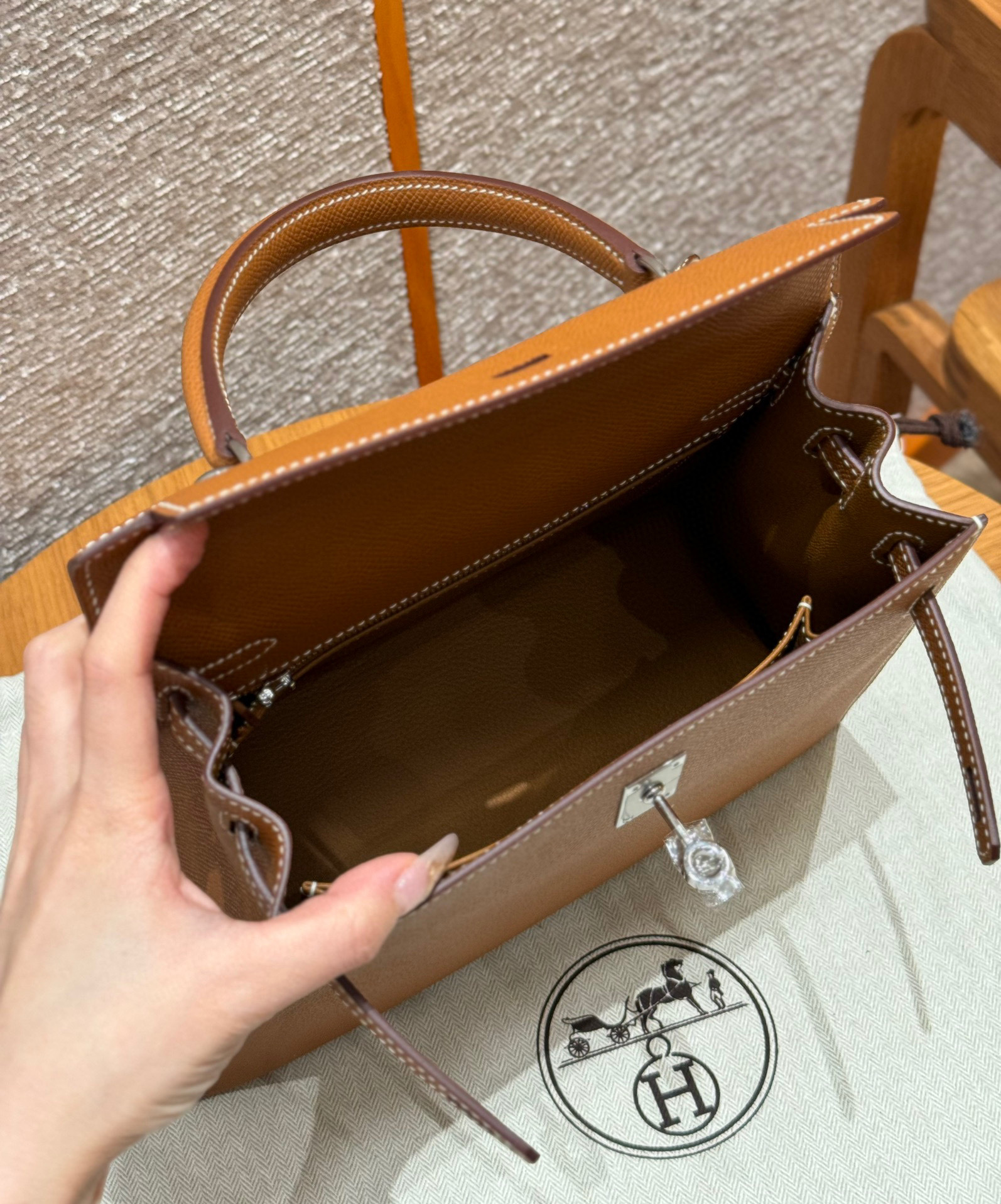 Hermes Kelly Dimensioni: 25*17*7cm