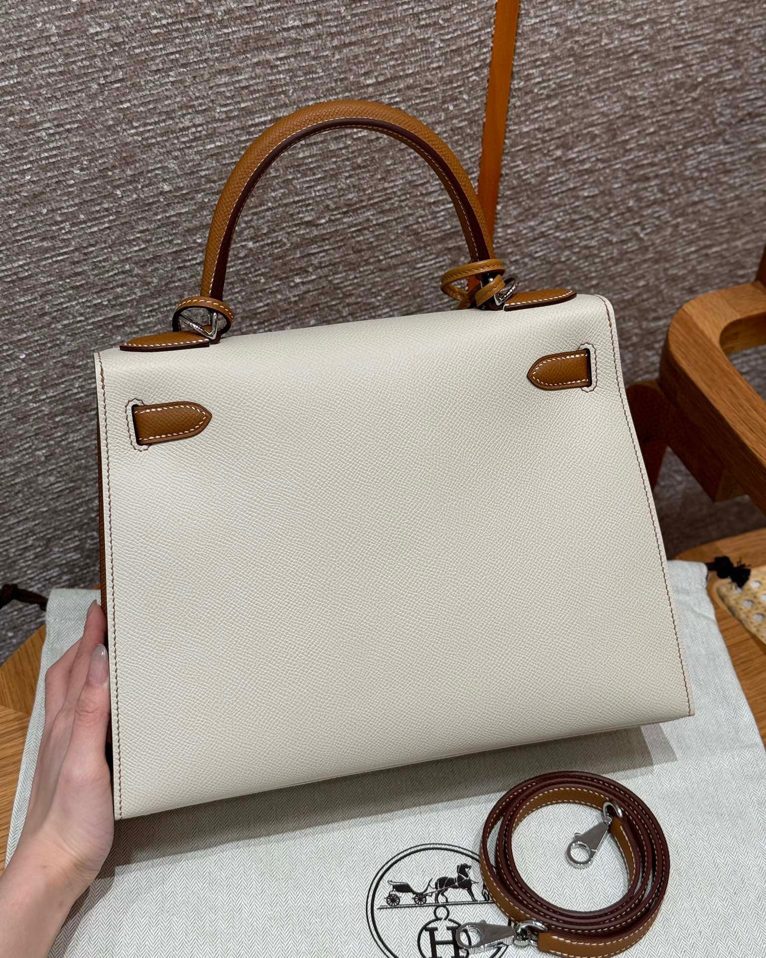 Hermes Kelly Größe: 25 * 17 * 7 cm