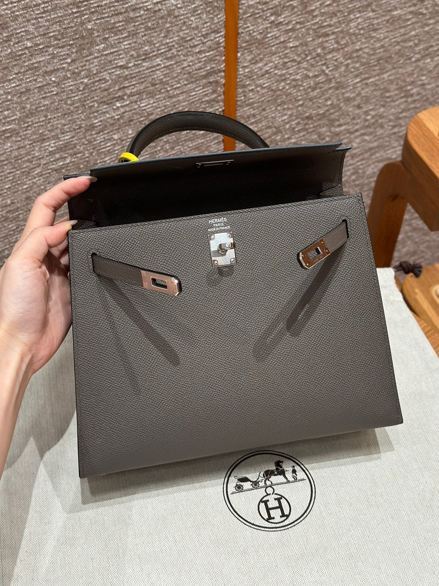 Hermes Kelly Dimensioni: 25*17*7cm
