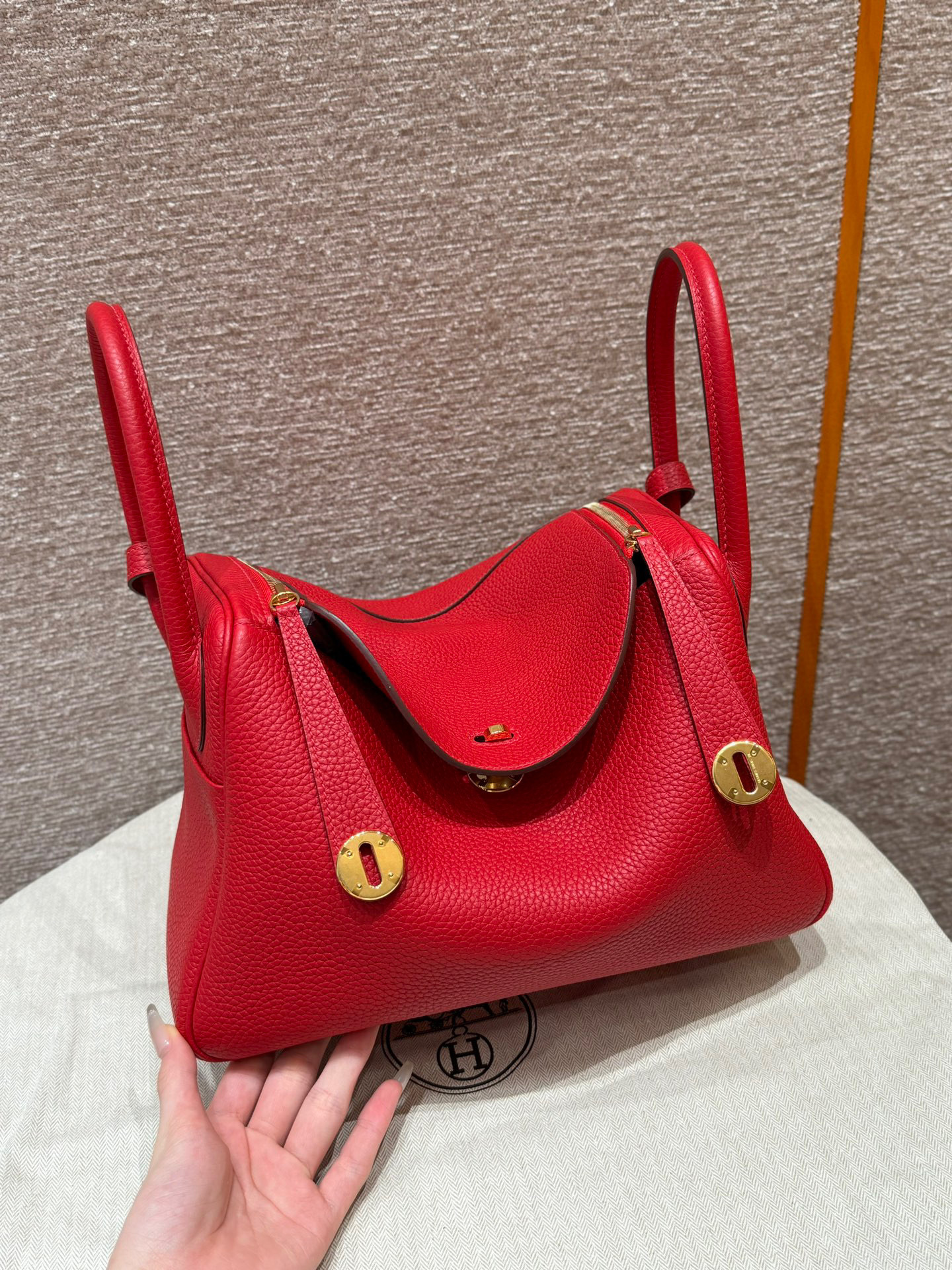 Saiz Hermes Lindy：26*18*12sm