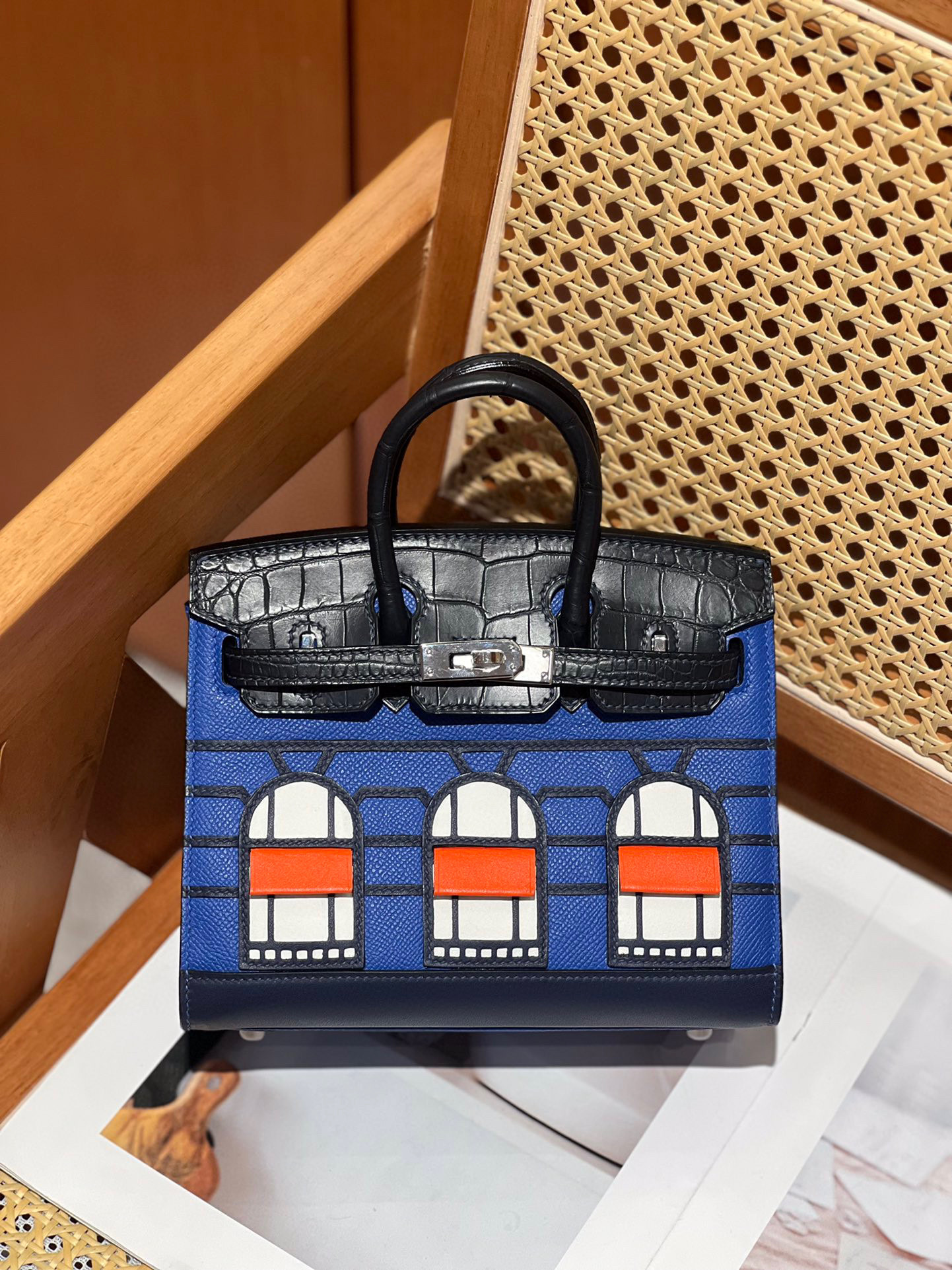 Hermes Birkin Faubourg Saiz Sentuhan：20*16*11sm
