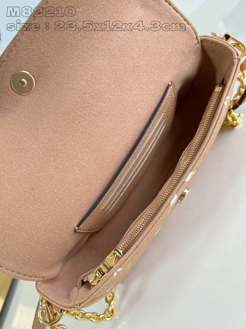 Portafoglio Louis Vuitton con catena Ivy Dimensioni: cm