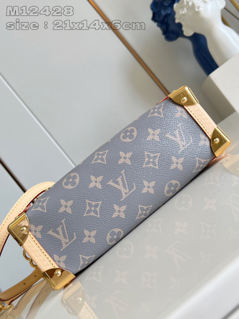 Dimensioni del baule laterale Louis Vuitton: 21*14*6 cm