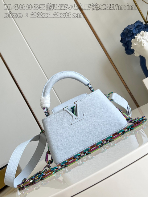 Louis Vuitton Capucines Est-Ovest Dimensioni: 22*12*8cm
