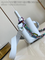 Louis Vuitton Capucines Est-Ovest Dimensioni: 22*12*8cm