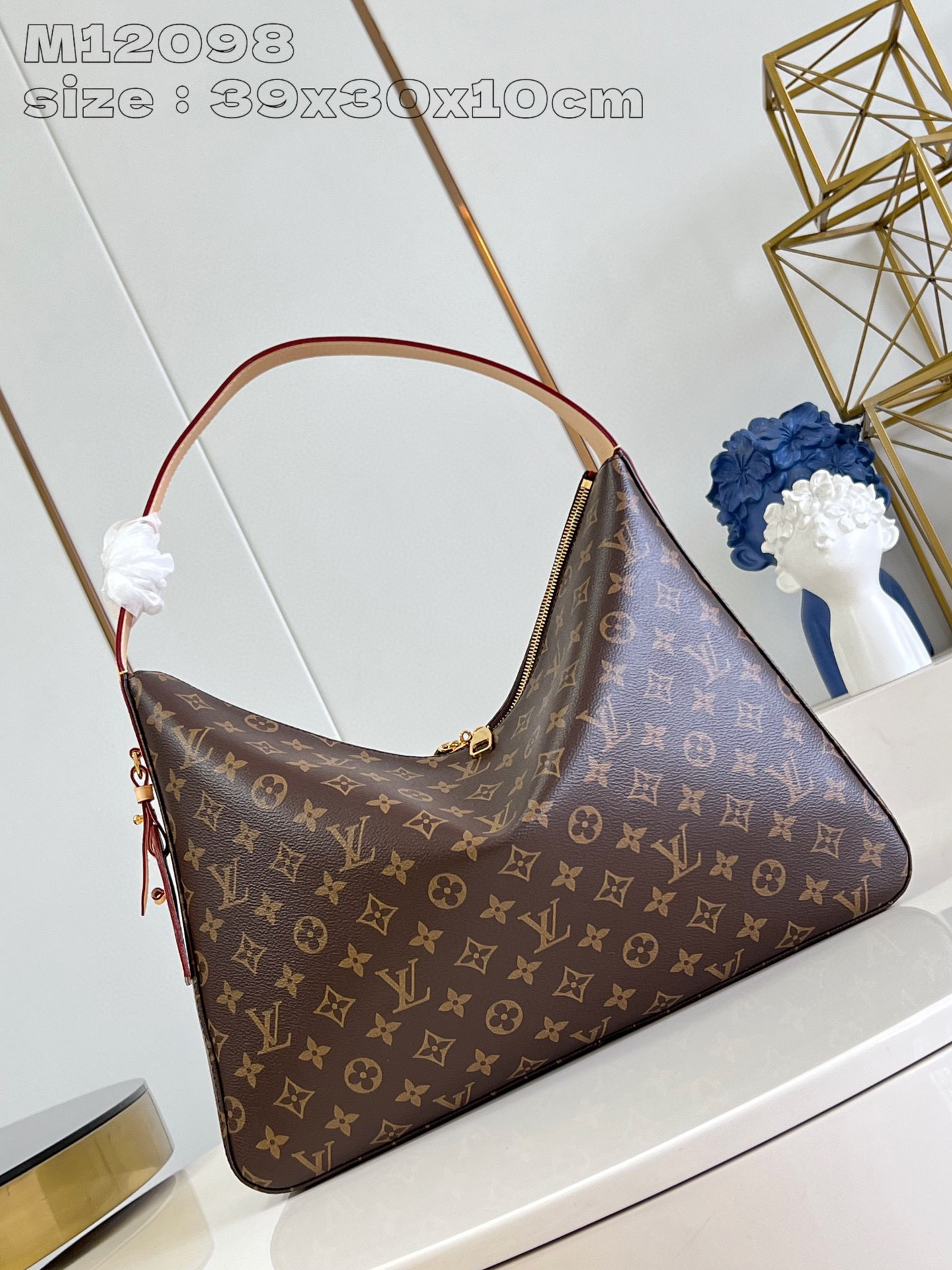 Louis Vuitton Slouchy MM Size：39*30*10cm