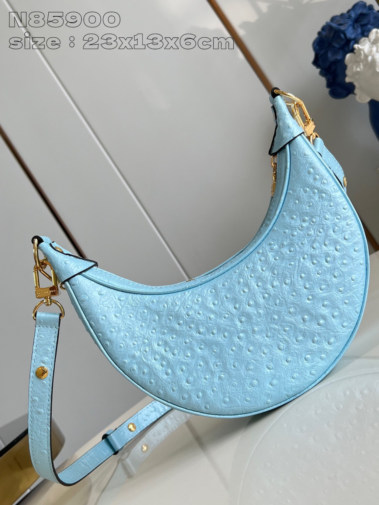Dimensioni del cinturino Louis Vuitton: 23*13*6cm