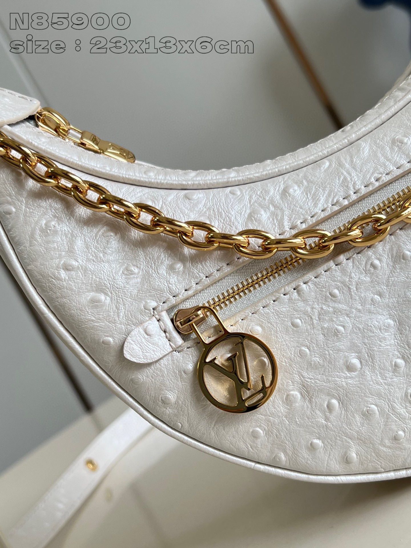 Dimensioni del cinturino Louis Vuitton: 23*13*6cm