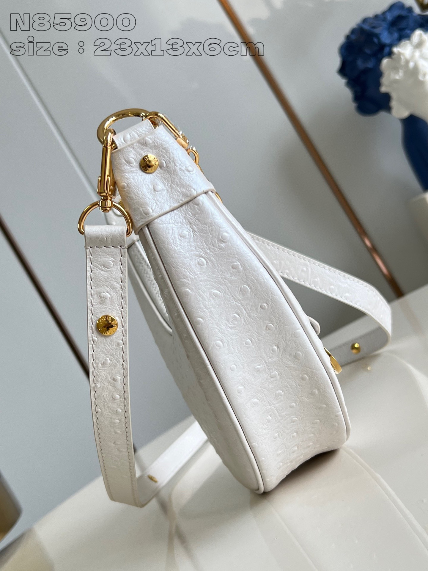 Dimensioni del cinturino Louis Vuitton: 23*13*6cm