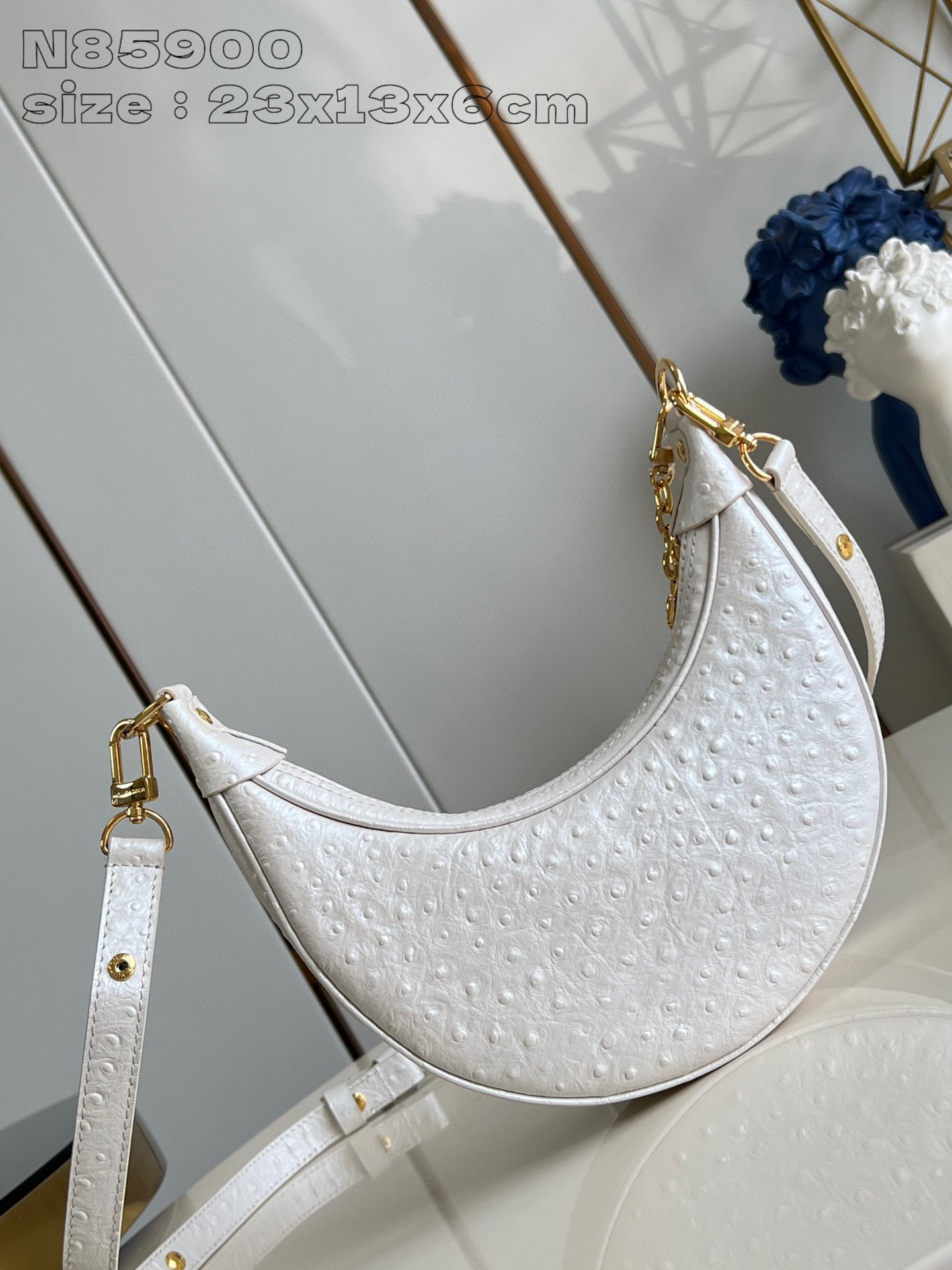 Dimensioni del cinturino Louis Vuitton: 23*13*6cm