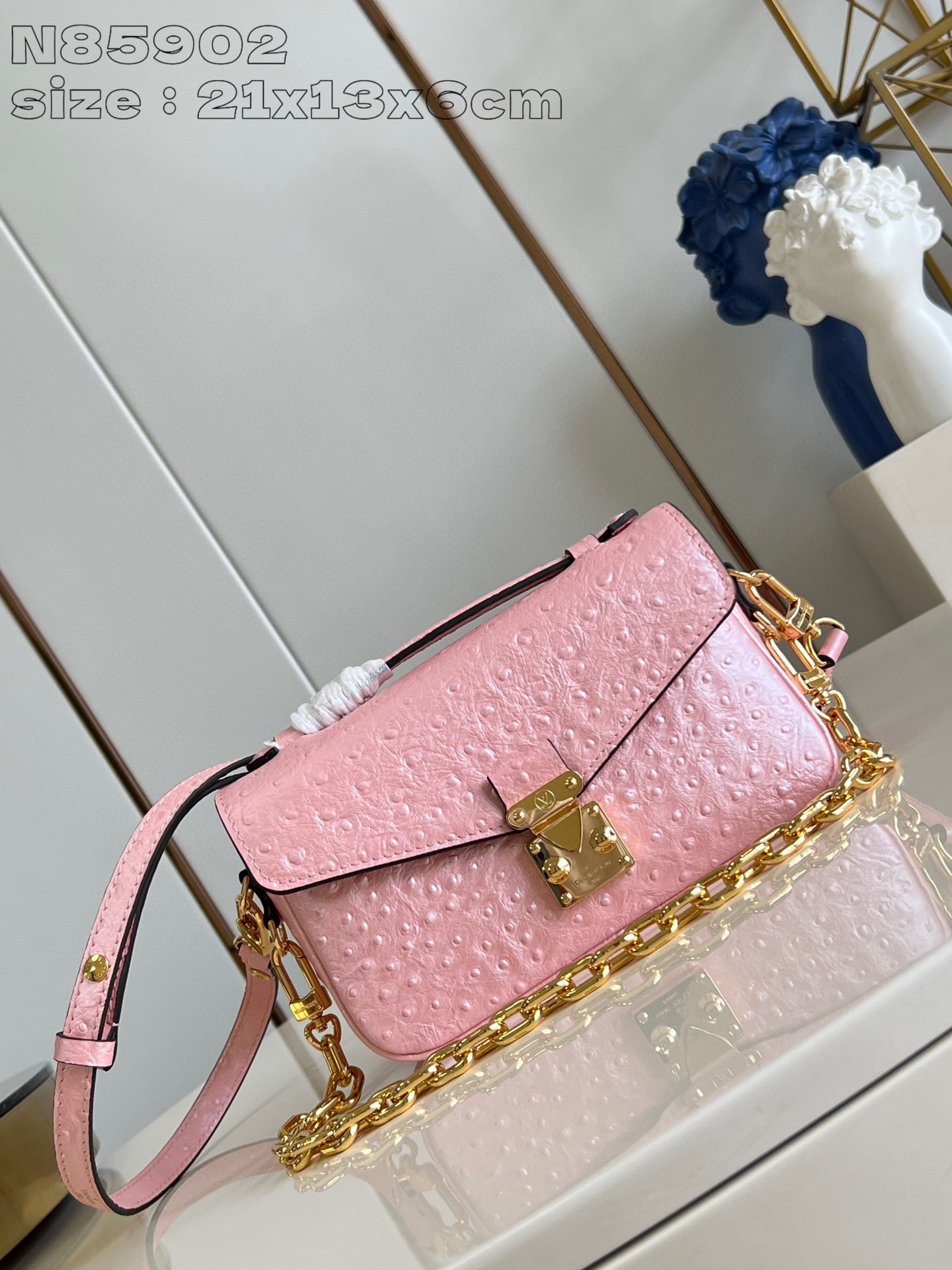 Louis Vuitton Pochette Métis Ost-West-Größe: 21,5 x 13,5 x 6 cm
