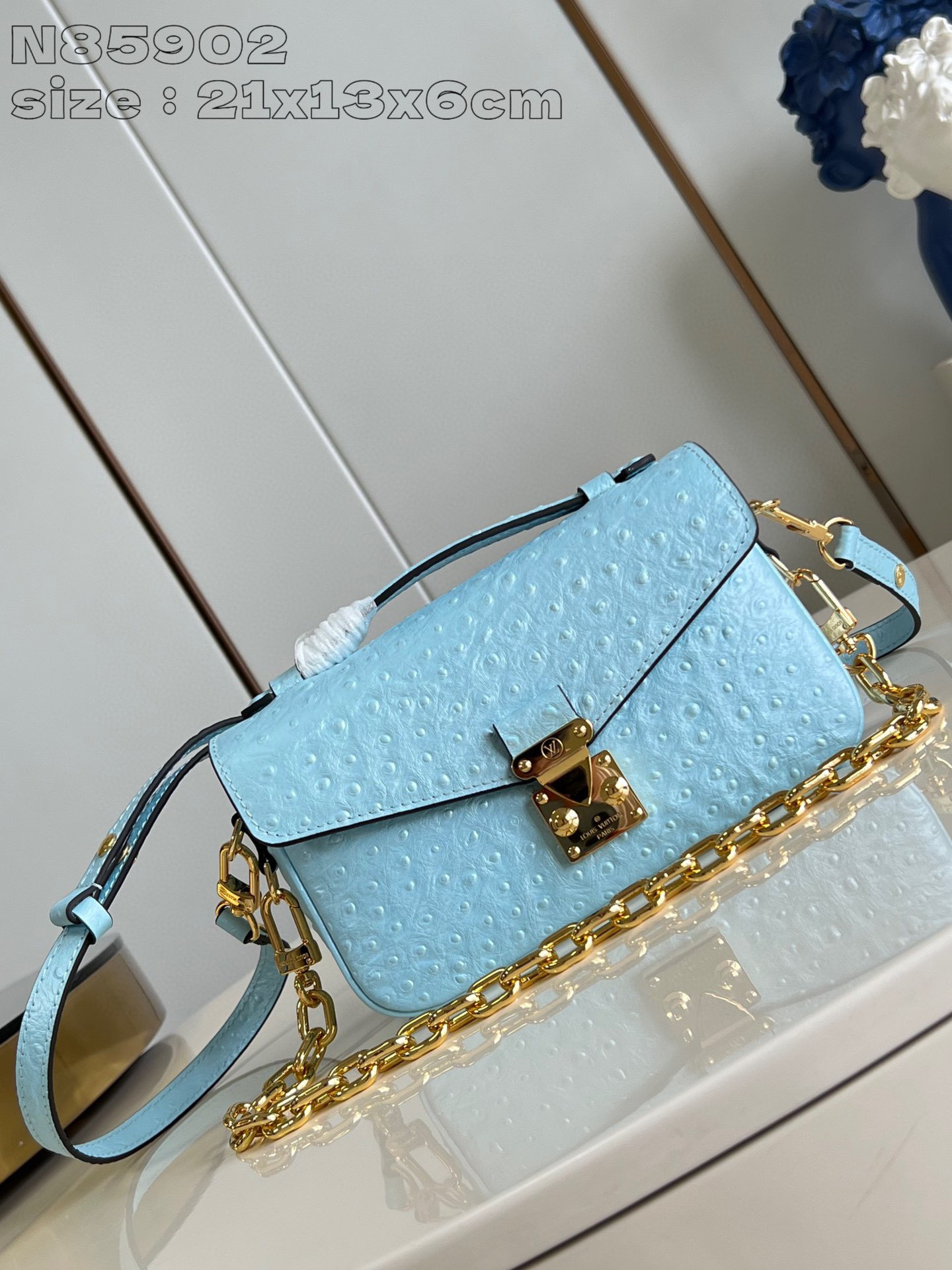 Louis Vuitton Pochette Métis Ost-West-Größe: 21,5 x 13,5 x 6 cm